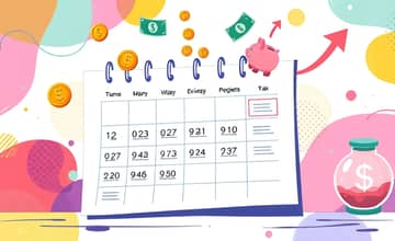El Calendario Financiero: Organiza tus Pagos y Evita Sorpresas